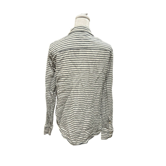 J. Crew‎ Blue Boy Size 6 Button Down Seersucker Shirt - Picture 2 of 5